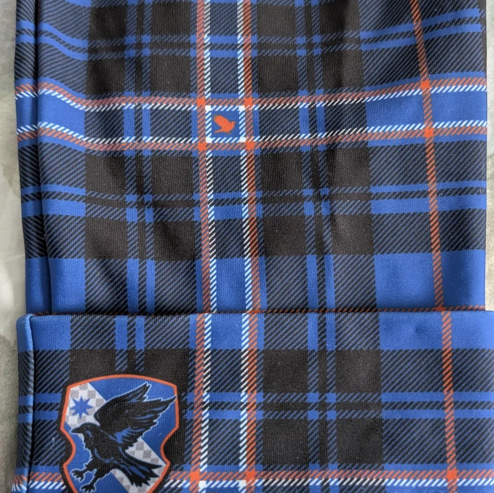 Rare: Harry Potter Ravenclaw Tartan Cuffed Pants | Blackmilk Size Small - Picture 6 of 9